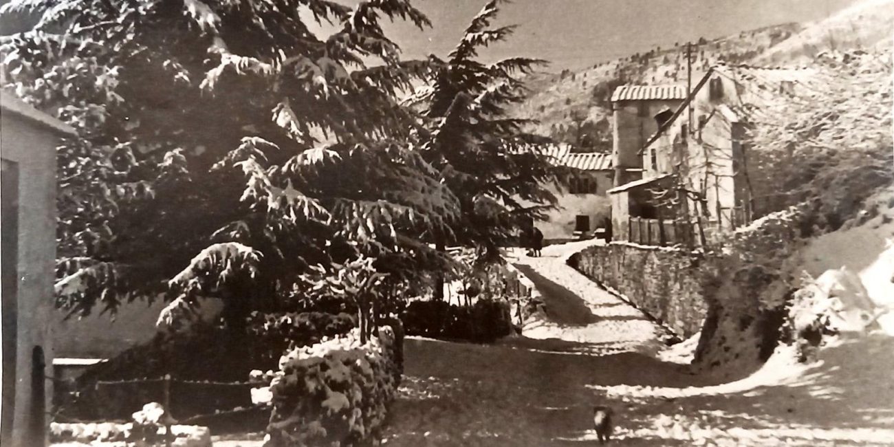 Schignano villa magna neve anni 40